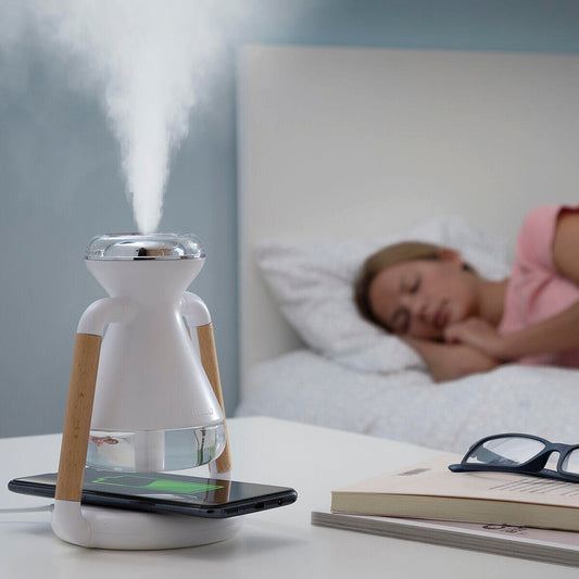 Humidificador + Cargador Inalámbrico